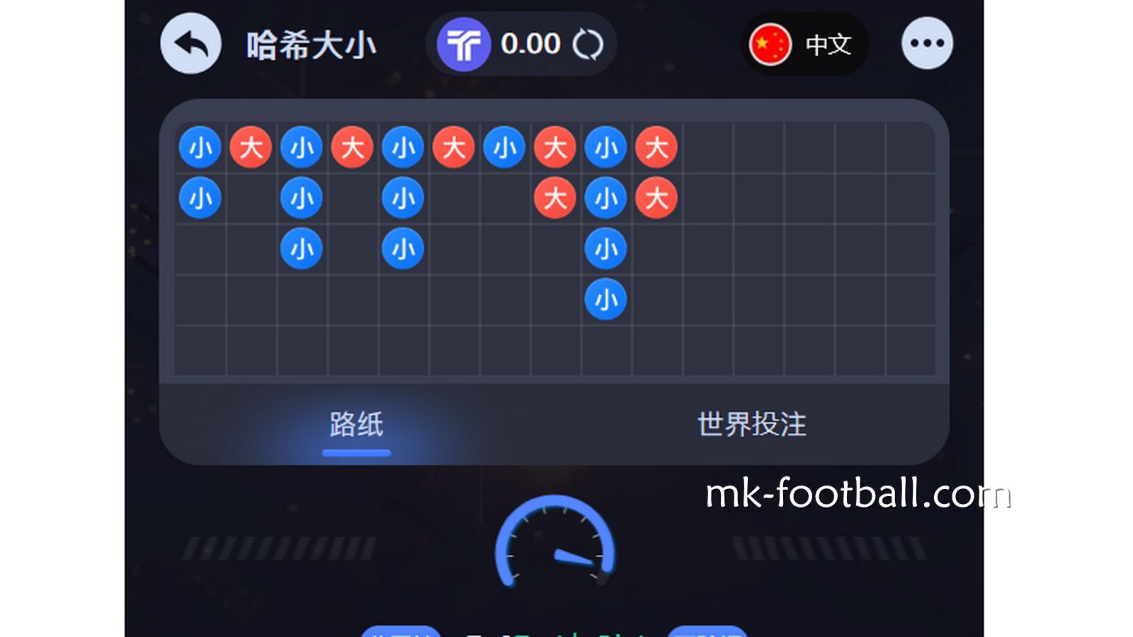 想体验安全又简单的游戏，就来MK娱乐玩《哈希大小》游戏